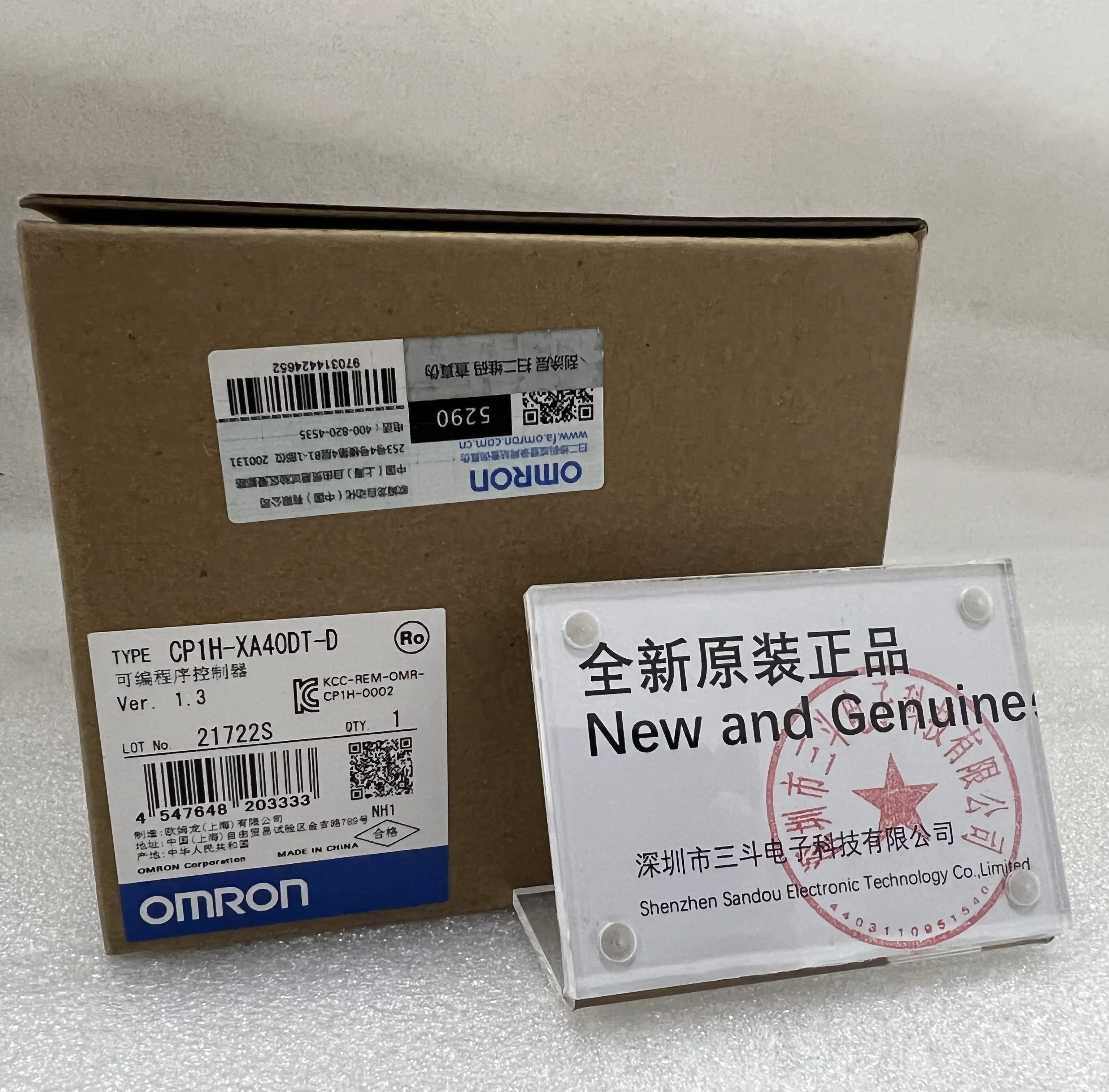 Omron Programmable Controller CP1H-XA40DT-D Omron Programmable Controller CP1H-XA40DT-D
