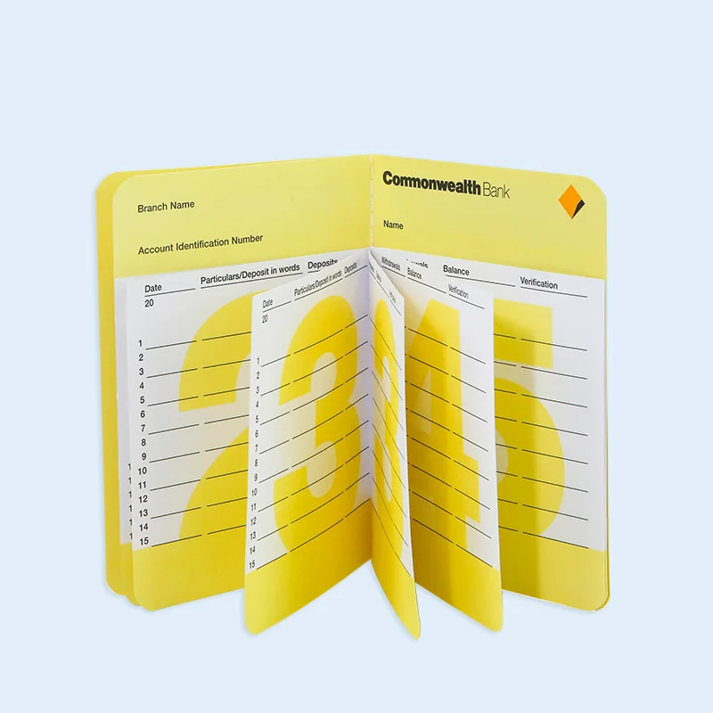 2021  Bank Susu Bank Reception Pass Book Printing Service