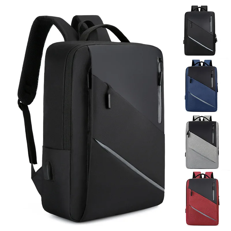 Factory Custom Logo Durable Cheap Mens Fashion Young Teens Travel USB Port Business Bag Casual Laptop Backpack for Boys Backpack