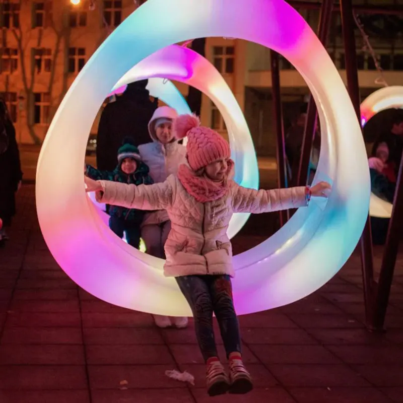 16 Colors RGB Children LED Illuminates Outdoor Playground