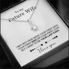 Collier + Boîte Cadeau avec Carte