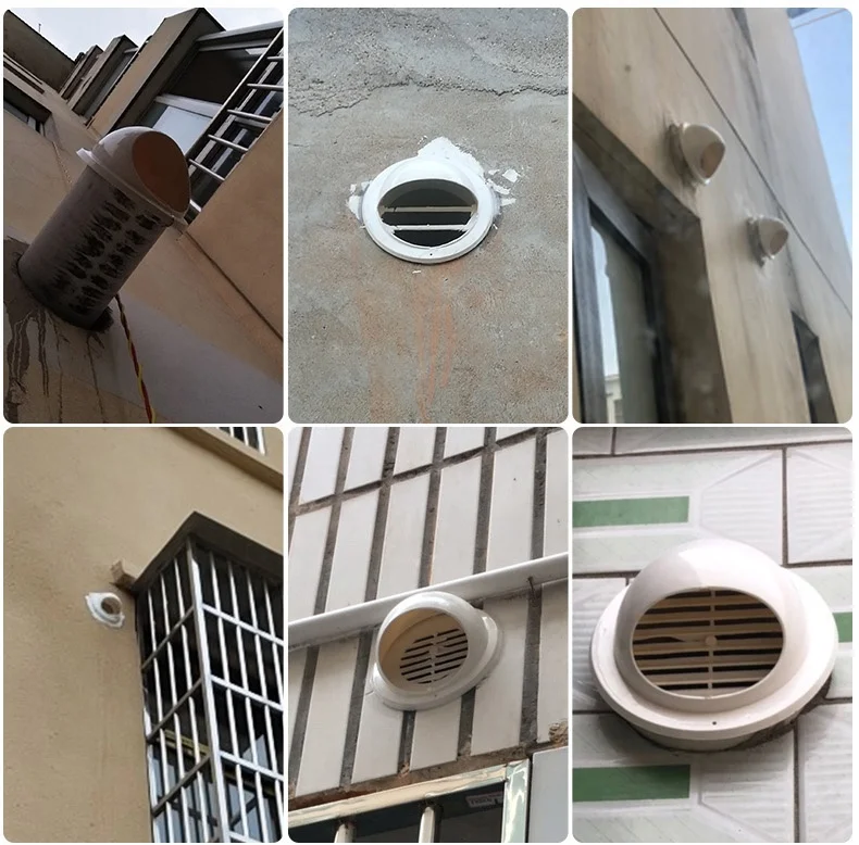 Rond Ventilatierooster Lichtgrijs - 50 mm - Meubelbeslag Online