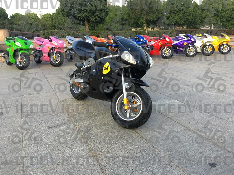 Cheap Super Kids Electric Start Gasoline Pocket Bike