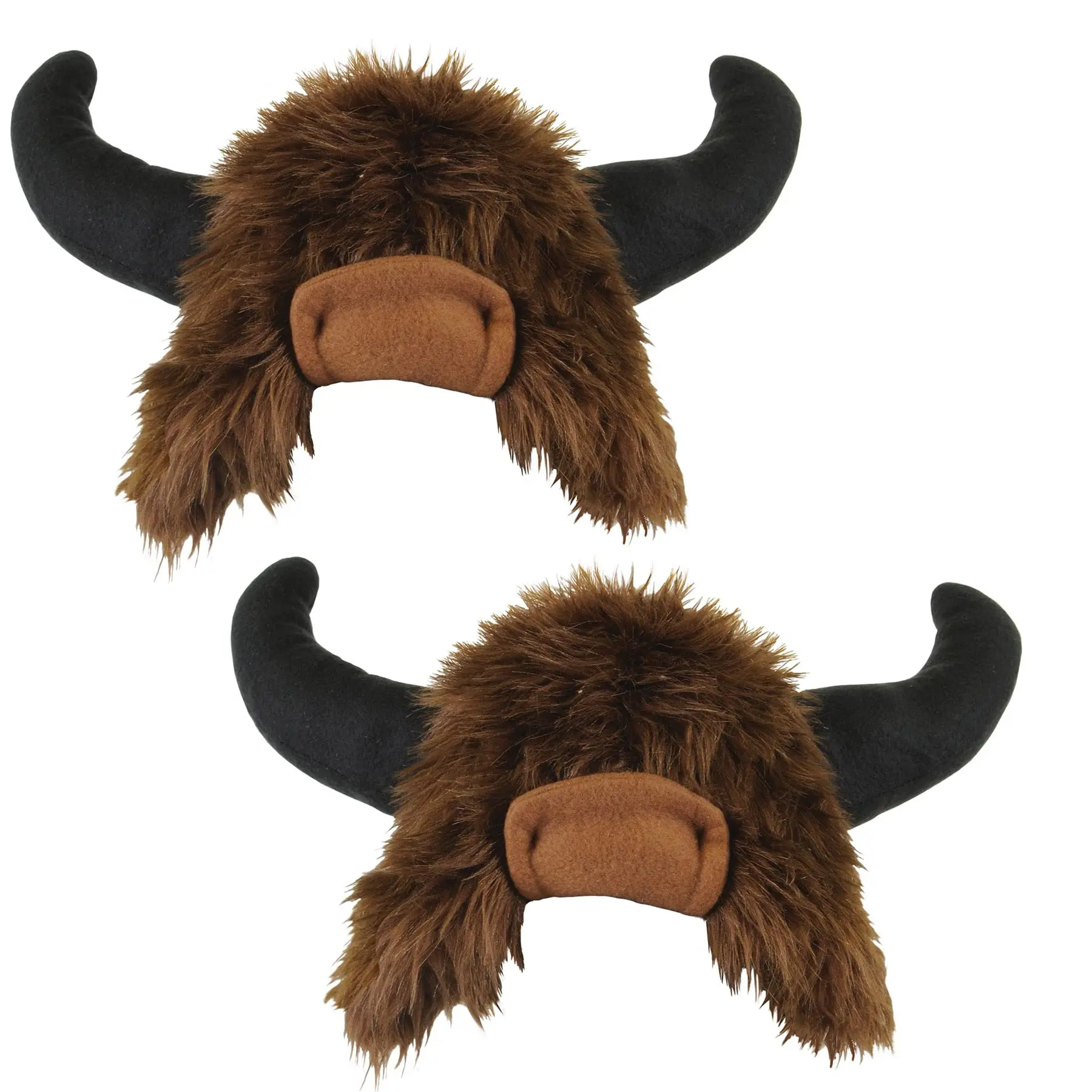 Halloween Plush Buffalo Hat Furry Bison Cosplay Hat