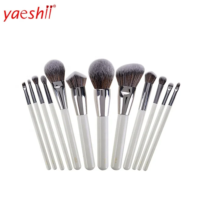 Yaeshii Professional SyntheticBeauty Tools Kit  Eyeshadow Travel Make up Brush Set With Transparent 