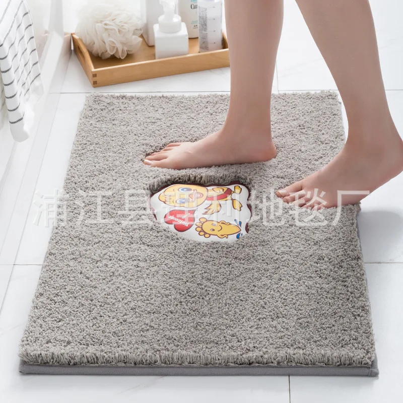 Thickened Cartoon Floor Mat Anti-skid Water Absorption Bathroom Mat Kitchen Living Room Floor Mat supplier