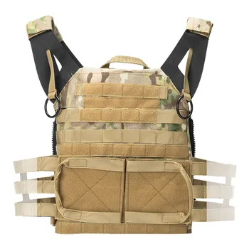 JPC2.0 Quick Release Tactical Vest Molle System Vest Waterproof and Wear-Resistant Outdoor Training Tactical vest