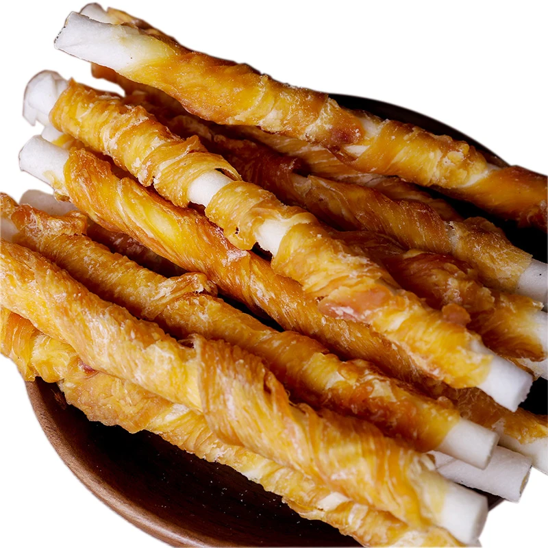 rawhide chicken sticks