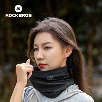 ROCKBROS Cache-Cou Polaire Hiver Moto Vélo – Tour De Cou Thermique Élastique, Coupe-Vent, Anti-Poussière, Multifonction Noir/Gris/Vert