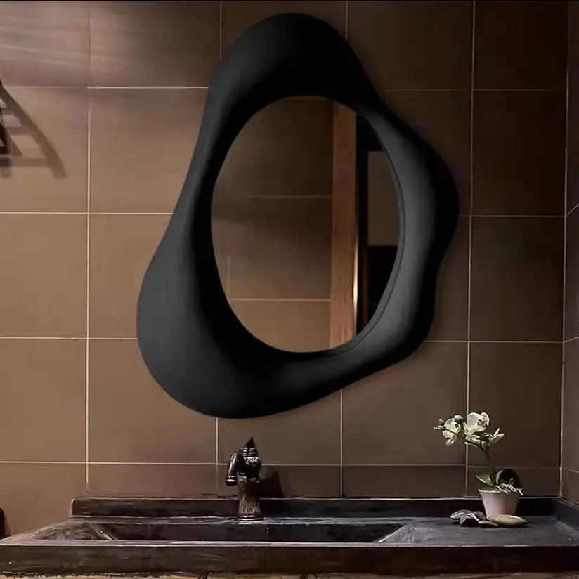 75X50cm  Led Light Simple Modern  Mirror Entrance Art Modeling Makeup Decorative Mirror