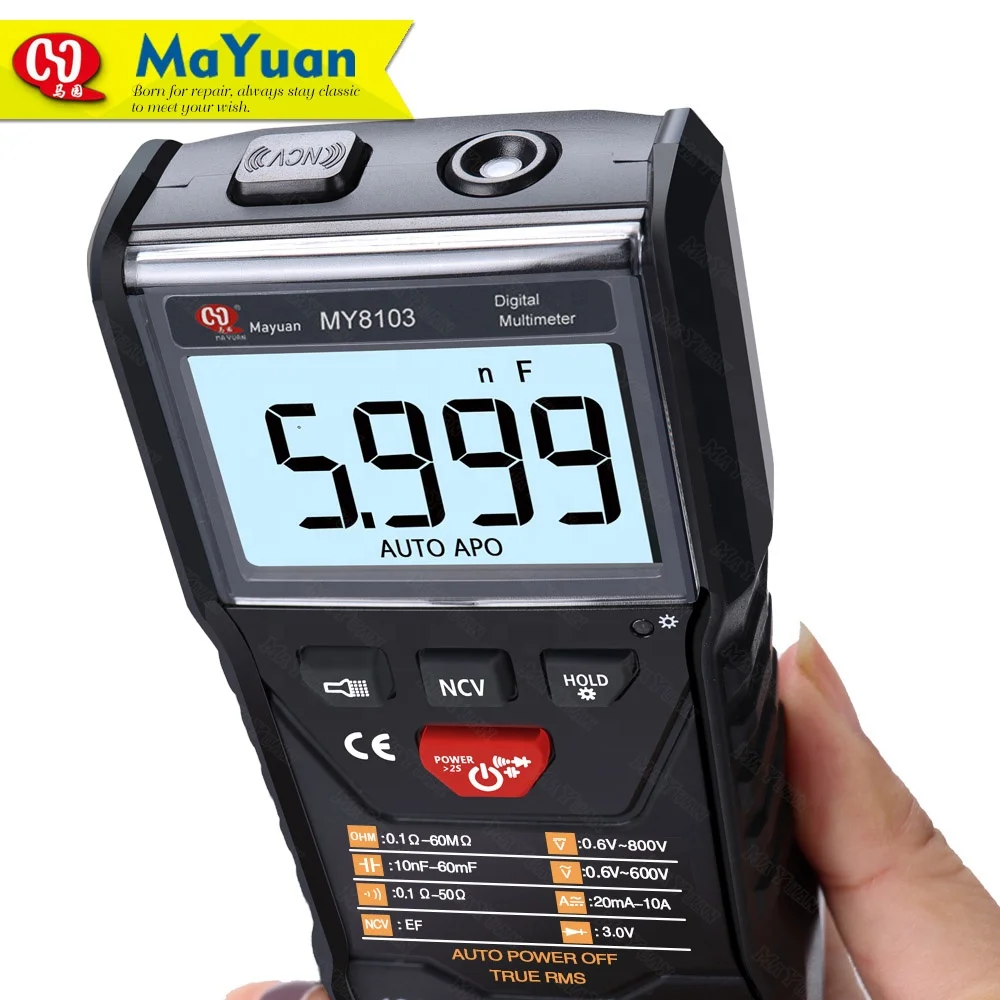 5999 портативный интеллектуальный идентификационный измерительный мультиметр