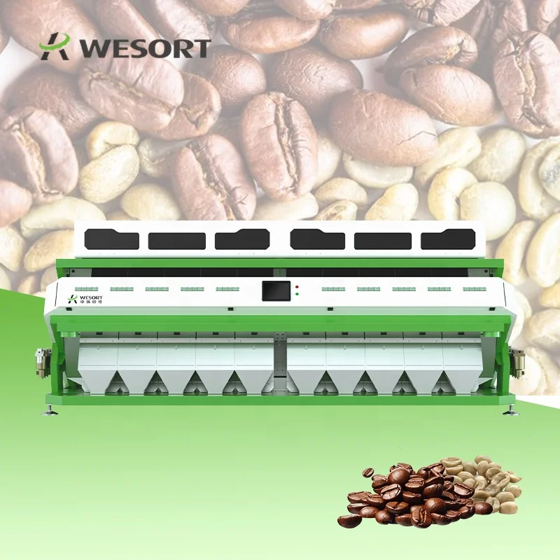 For Coffee Processing Plant ISO9001 Certified Chinese Manufacturer High Quality Color & Shape Sorter 99.9% Sorting Accuracy