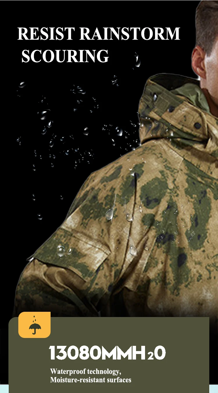 Tactical Camouflage Woodland Uniform Suit jackets