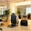 Pilates plegable de roble negro