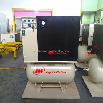 Ingersoll-Rand 109 psi 215cfm Stationary Screw Air Compressor 37-75 kW 50-100 HP Rotary Lubricated Compressor for Construction