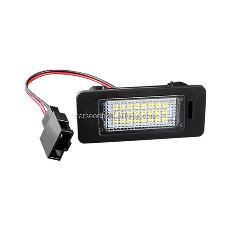 PCS License Plate Light Led Number Plate Holder Lamp No Error for Audi A1 A4 B8 A5 S5 A6 S6 A7 Q5 TT TTS 2D For VW Golf Jetta
