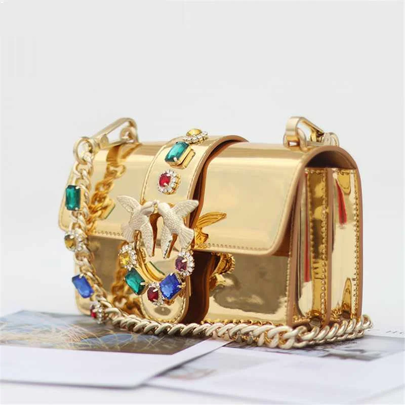 gold bolsa strap