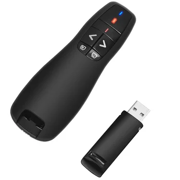 Logitech R400 2.4GHz Wireless Presenter Built in Class 2 Presentation Remote with LCD Display