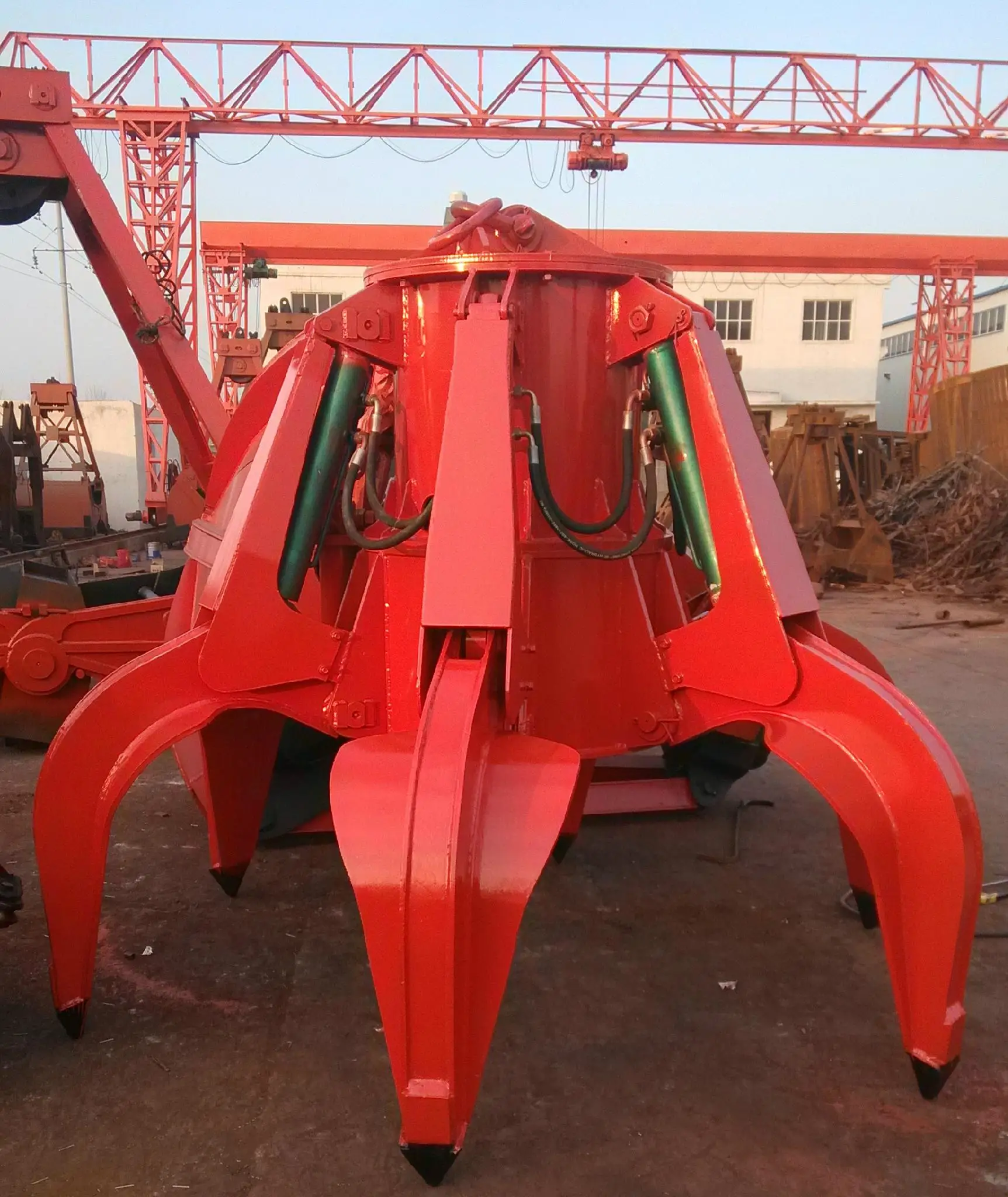 High Loading Efficiency Electric Hydraulic Grab Lifting Capacity 16 Ton ...