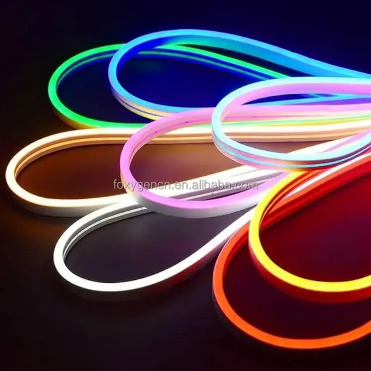 2025 New Outdoor Silicone LED Strip AC110V  220V IP65 Waterproof Neon Light Strip with Dazzling Colors for Entertainment Venues