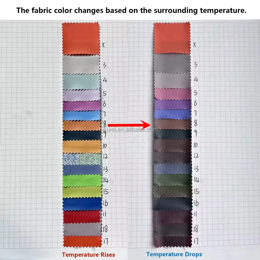 Mertra Color-Changing Winter Down Jacket - Heat Sensitive
