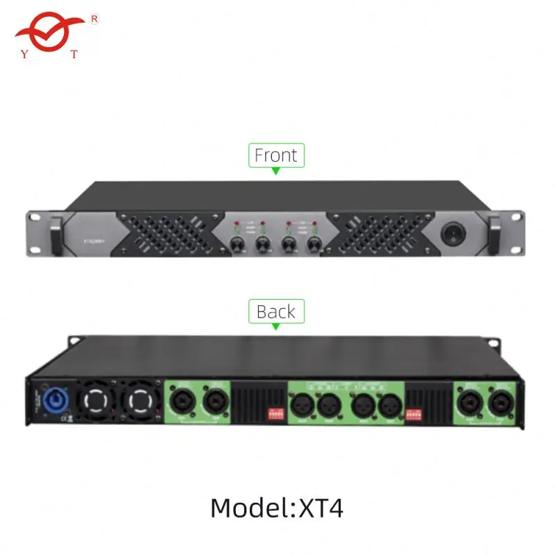 Power Amplifier for Sound Table Dynatech V 7000 Professional 1U 2 Channel Audio Class H Circuit Ca Crown Macro Tech Mt 1201 Nx