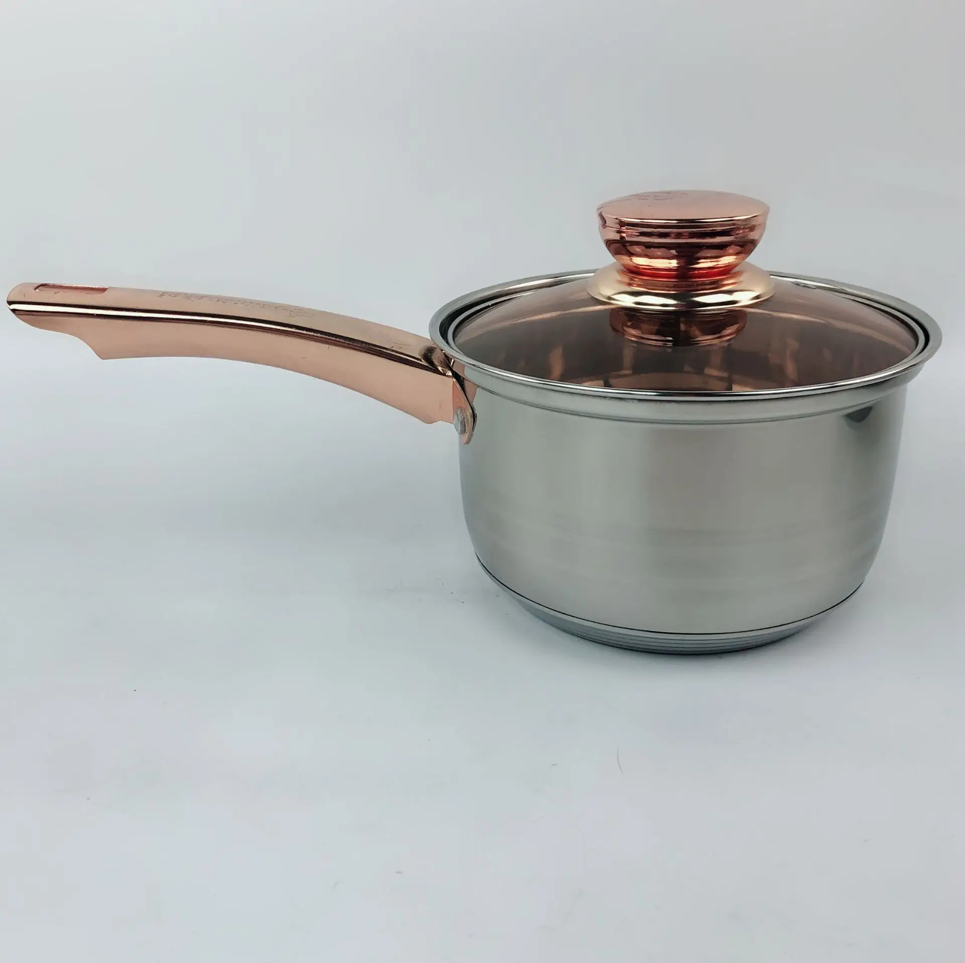 12pcs Gold Nonstick Cookware Pots And Pans Sets Stainless Steel