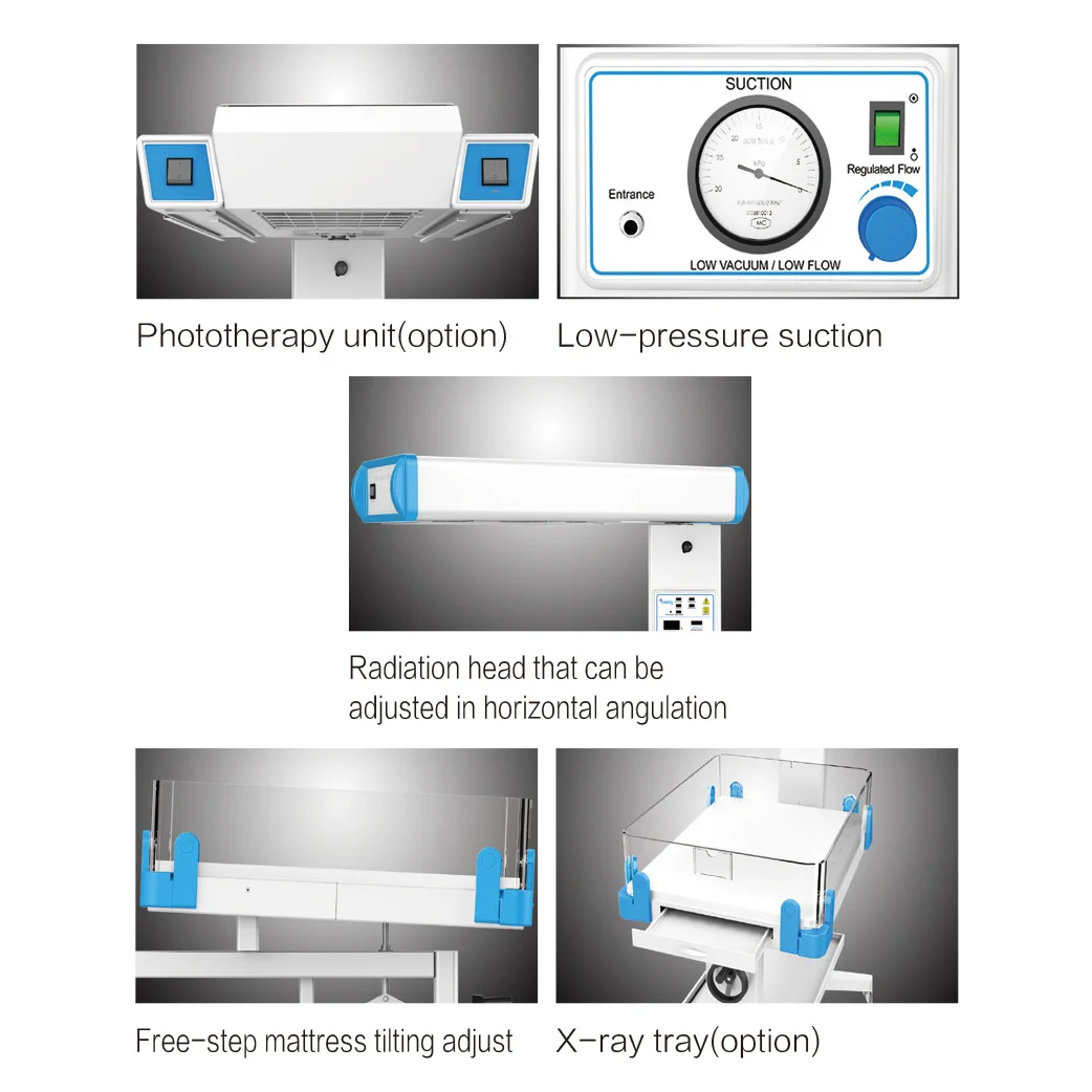 Hospital Devices Neonate Radiant Heater Table Infant Phototherapy Unit Newborn Radiant Warmer
