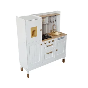 Children's Kitchen Wooden Toys Set Playhouse Toys for Unisex Kids 3-Year-Old Multifunctional Induction Cooker Educational Toy