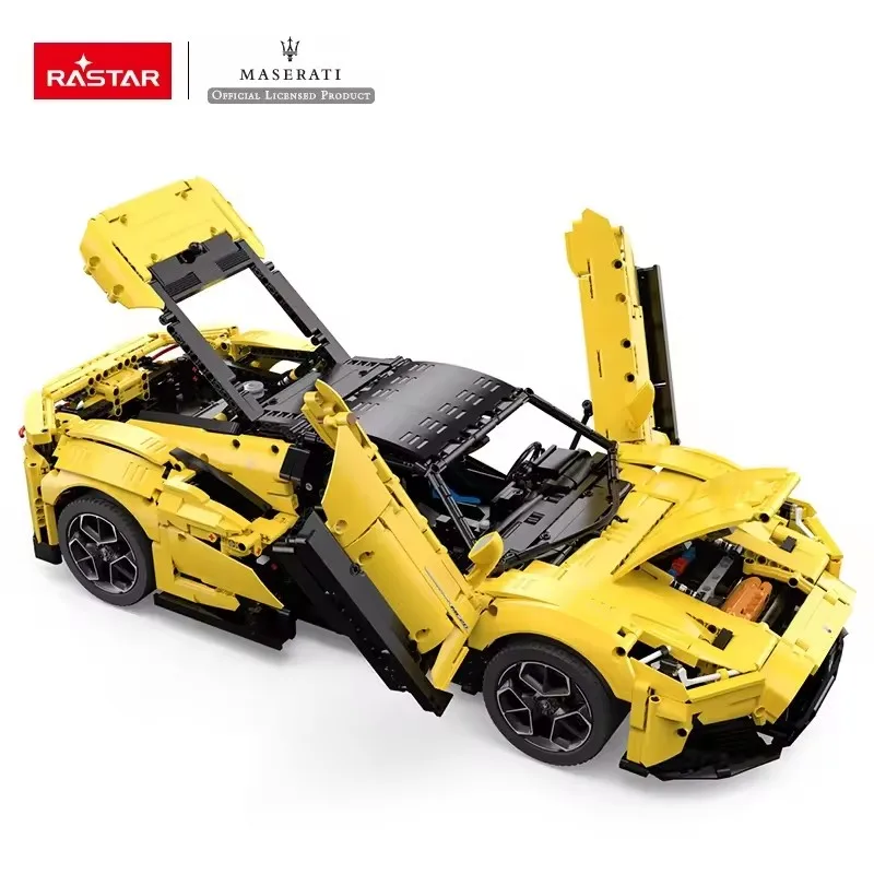 RASTAR 93510 93500 3457pc Maserati MC20 Sports Car Building Block Toy Technical Hypercar Racing Brick Model Bricks Toys for Kids