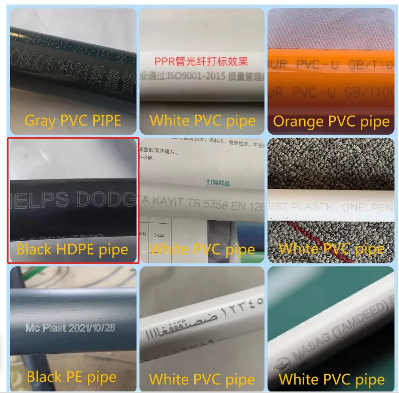 Black HDPE PE PVC Pipe Cable Laser Printer 30w Fiber Flying Laser Marking Machine