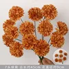 Caramel-colored seven-headed chrysanthemum bouquet