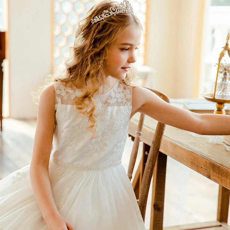 Vestido De Bautizo Blanco Para Niña,Vestido De Fiesta De 7 Años De  Largo,Color Blanco,2021 - Buy Blanco Bautizo Vestido De Bebé Niña,7 Años Niña  Vestido De Fiesta Vestido,Chica Vestido De Fiesta 2021