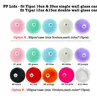 colored pp lids
