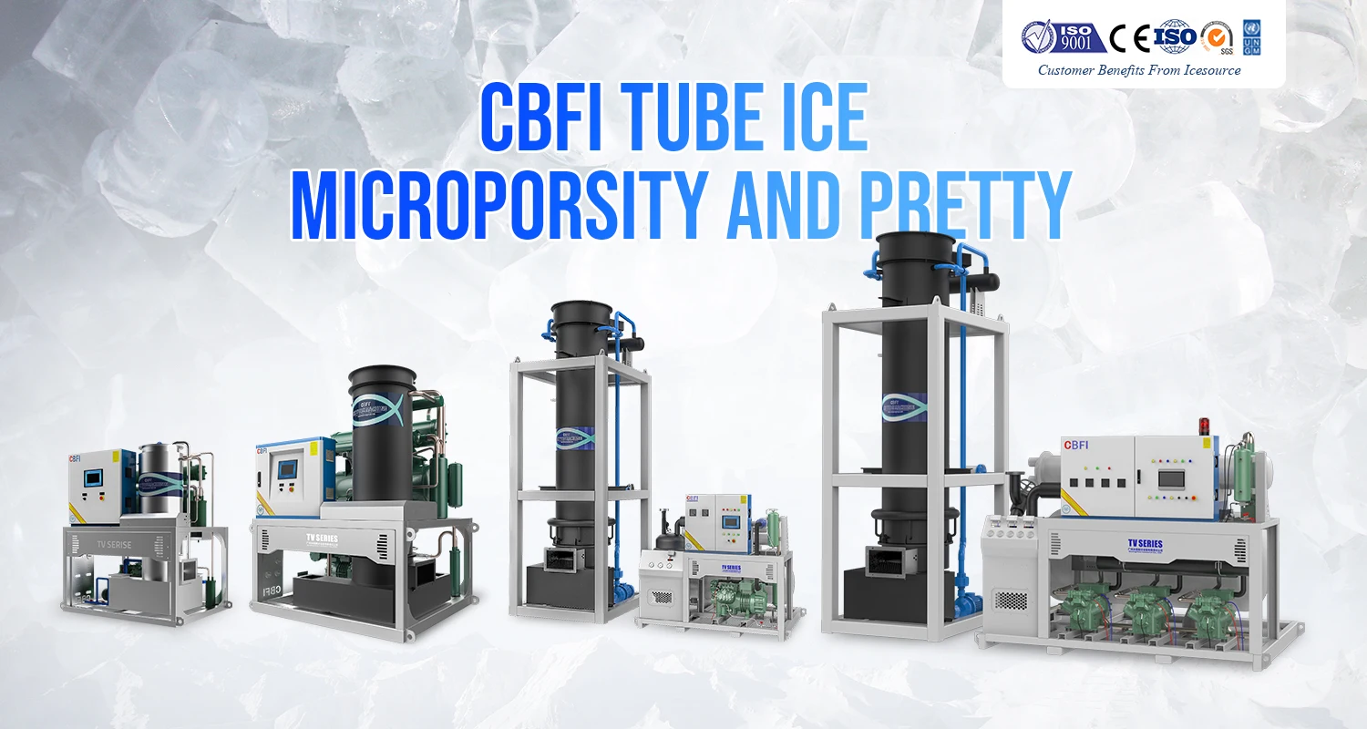 60 Tons Tube Ice Machines for South Korea Ice Factory