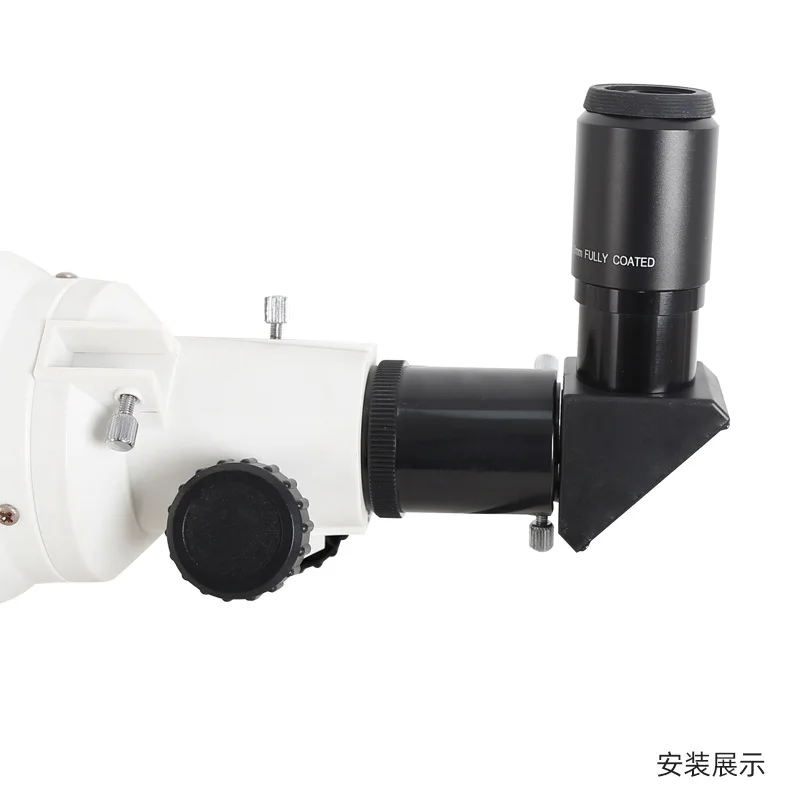 Yunir Miroir 1,25 ", Adaptateur Diagonal à 90 Degrés érigeant Un Miroir à Prisme D'image Pour Réfracteur Et Télescopes Catadioptriques