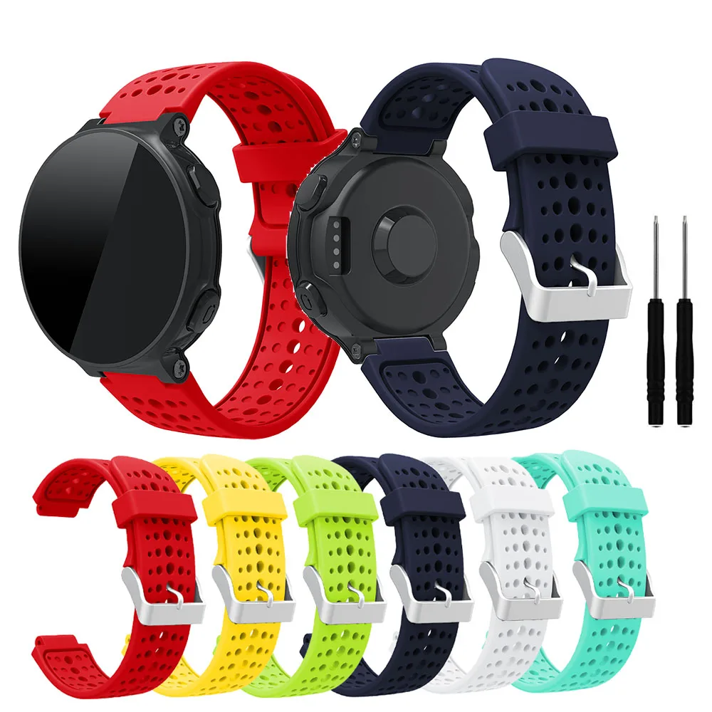 Raffinaderij Stamboom trompet Replacement Strap For Garmin Forerunner 230 / 235 / 620 / 630 Smart Watch  Soft Sport Silicone Band With Top Quality - Buy For Garmin 620,For Garmin  Forerunner 235 Watch,For Garmin 230 Product on Alibaba.com