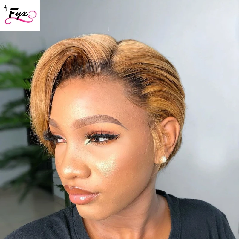 lace frontal on short hair