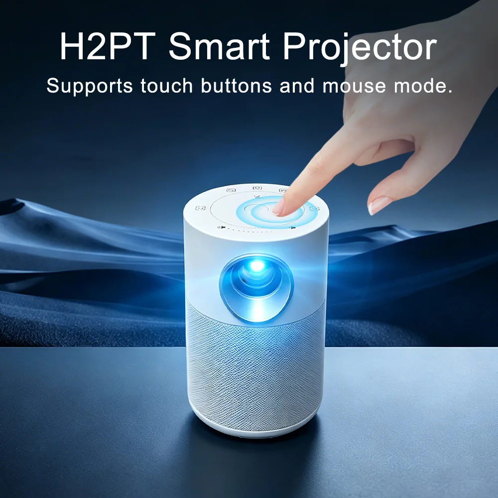 Factory Direct Portable WiFi6 LED Projector 4K Outdoor Mini Android 14 720P Built-in 3200mAh Battery Smart LCD 170 ANSI Lumens 2 Factory Direct Portable WiFi6 LED Projector 4K Outdoor Mini Android 14 720P Built-in 3200mAh Battery Smart LCD 170 ANSI Lumens - Image 2