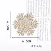 Snowflake self-adhesive glue - brown + white