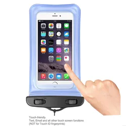 Phone Waterproof Case Touchscreen Swimming Phone Bag Pouch Sealed TPU waterproof pouch for swimming Free Shipping