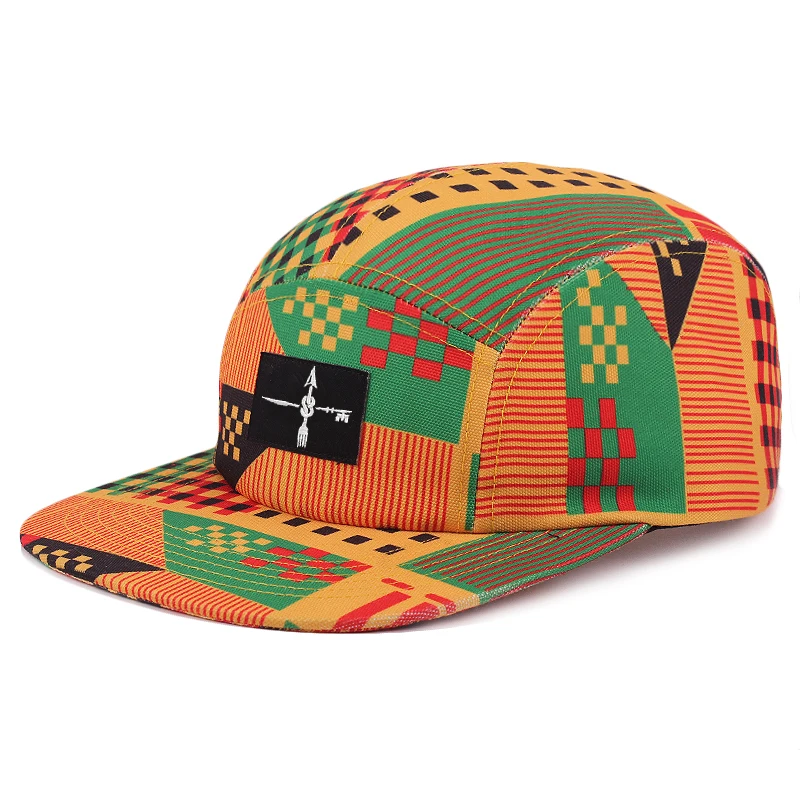 Wholesale Flat Bill 5 Panel Camper Hat 