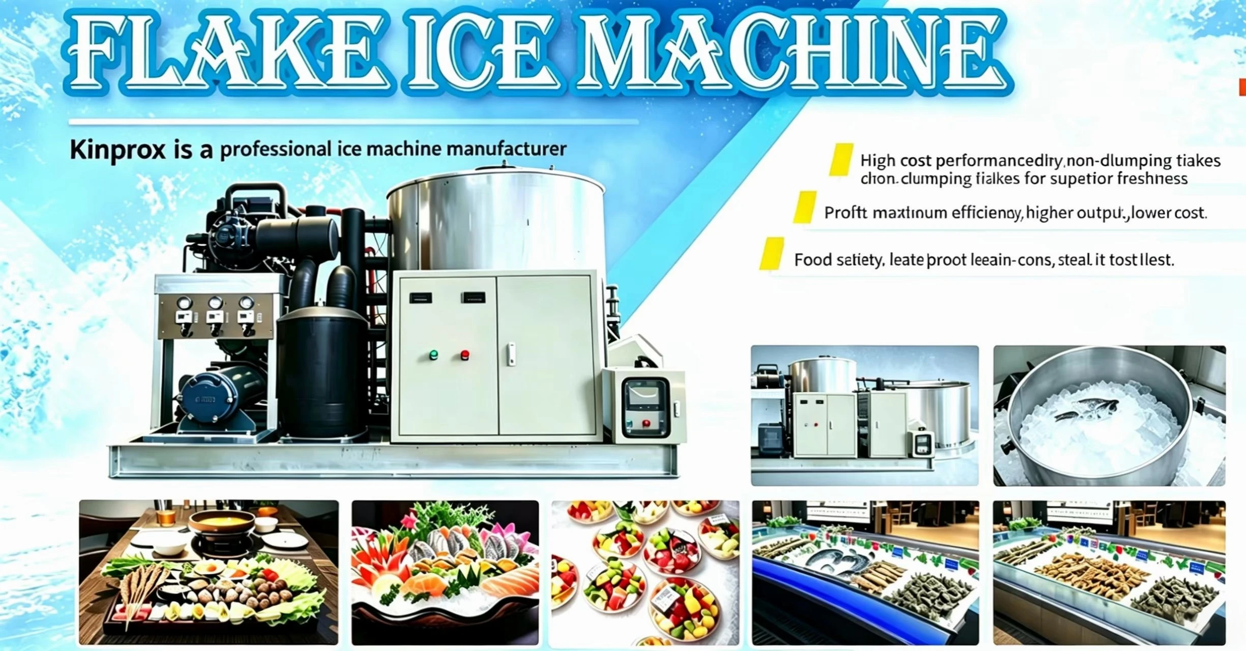 Ice Machine, EffIciency1-10Tons, 110 V, 3000kg - detail 4