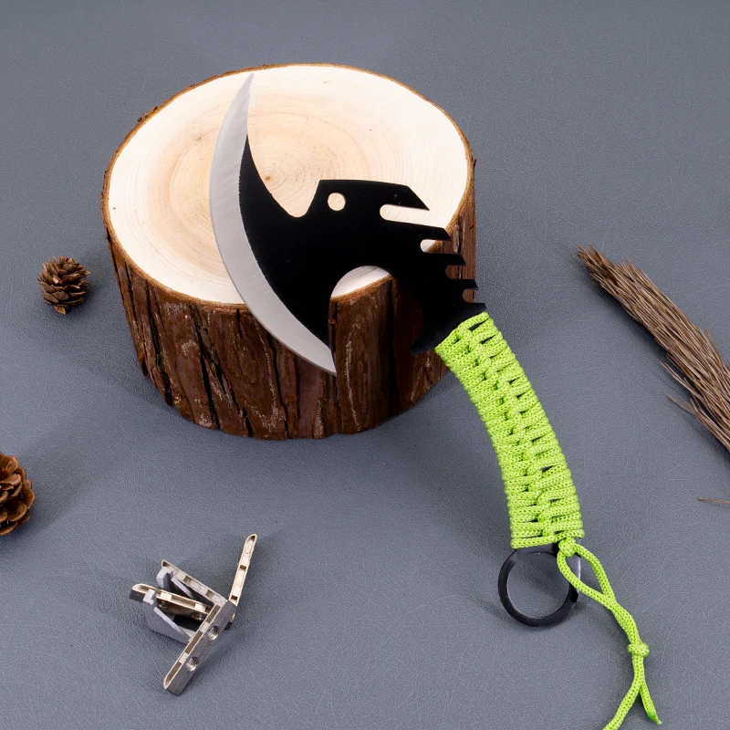 Survival  Hatchet  Tree Wood Tools  Hammer  Mountain Tomahawk Bushcraft Knife