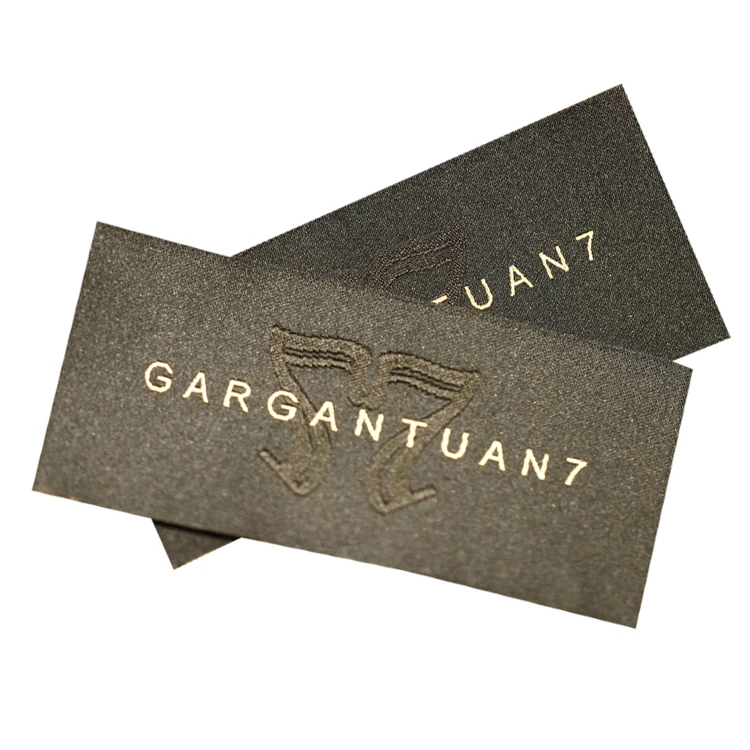 Clothing Accessory Labels Manufacturer Private Fashion Design Custom Brand Name Logo Woven Labels for Clothes