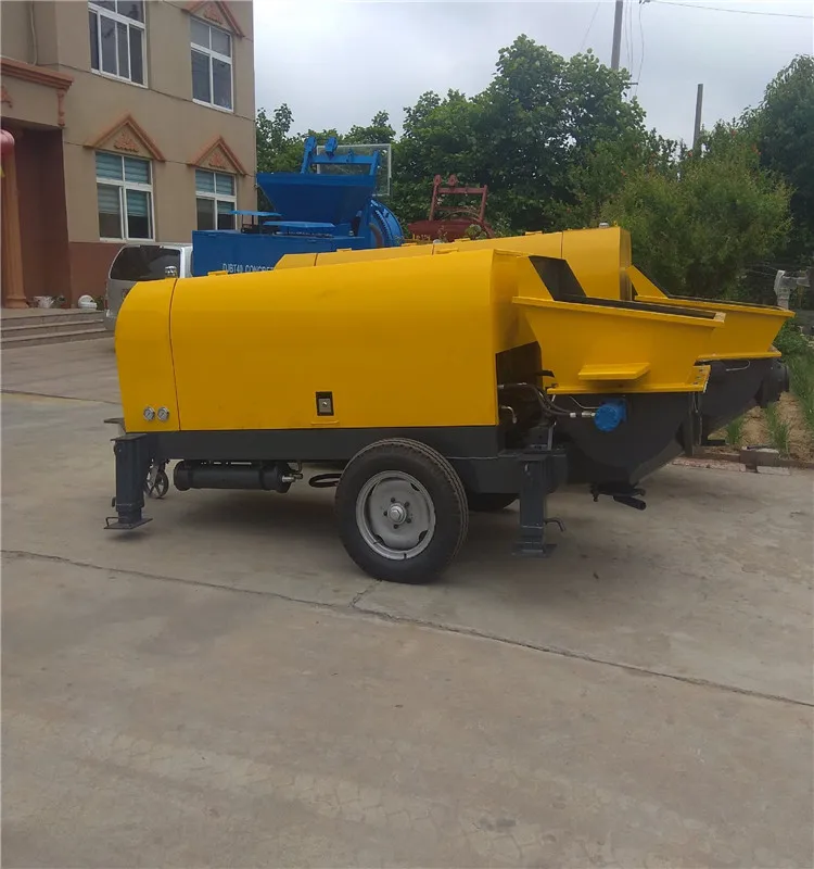 China supplier diesel engine electric mini small truck concrete pump machine bomba de concreto