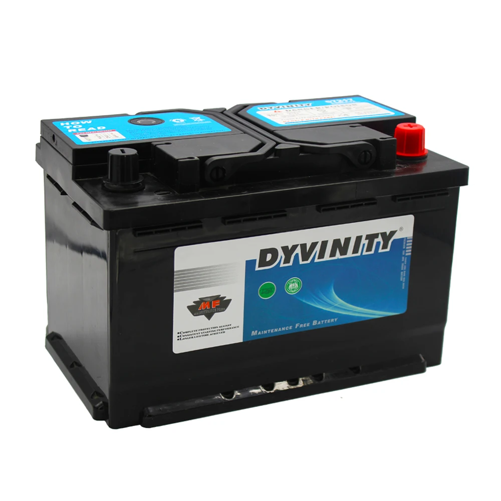 12v 66AH DIN Standard Car on DIVINE Maintenance Free Batteries for Cars