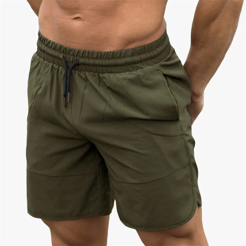High Quality Cotton Men Fiess Sports Running workout short Pants Men's Casual short beach shorts summer board shorts227_voghion.com