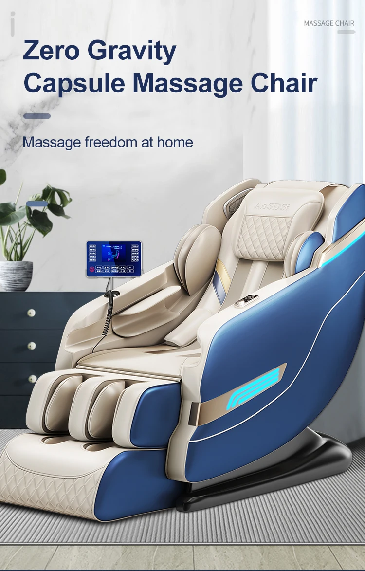 Luxury China Sl Track Electric 3d 4d Full Body Airbags Zero Gravity Boss Relaxing Leather