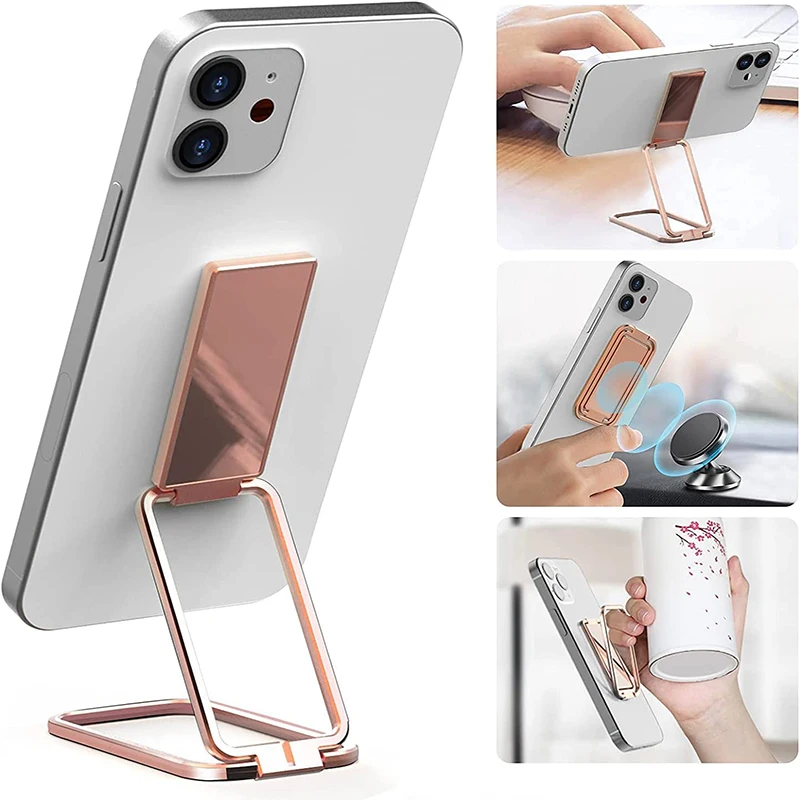 Finger Racks Towable Double-Folding Metal Finger Grip 360 Rotation Foldable Sticky Mobile ...